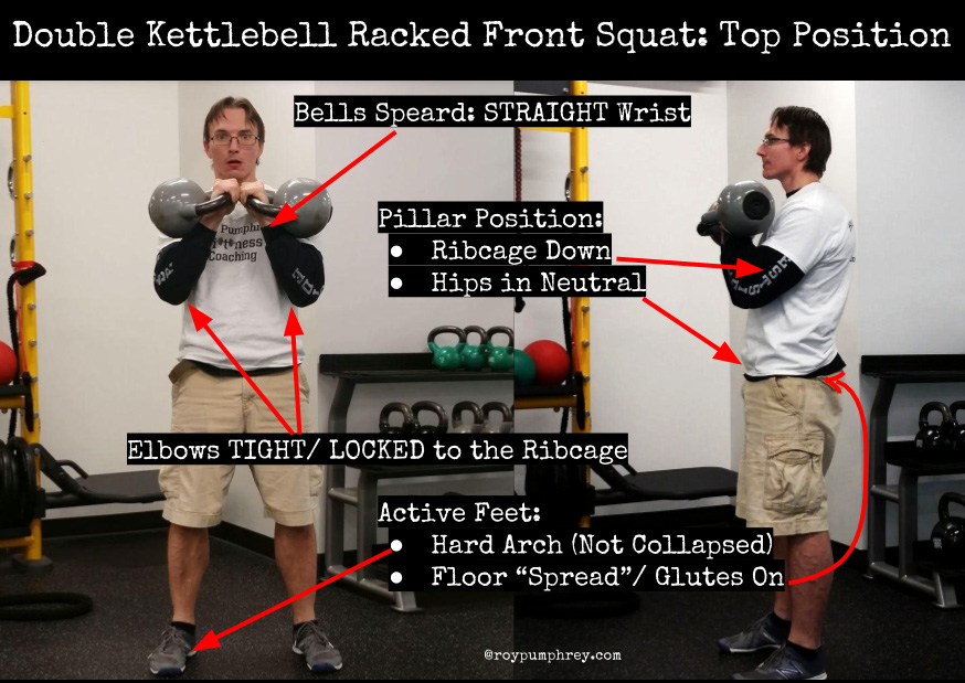 kettlebell front squat