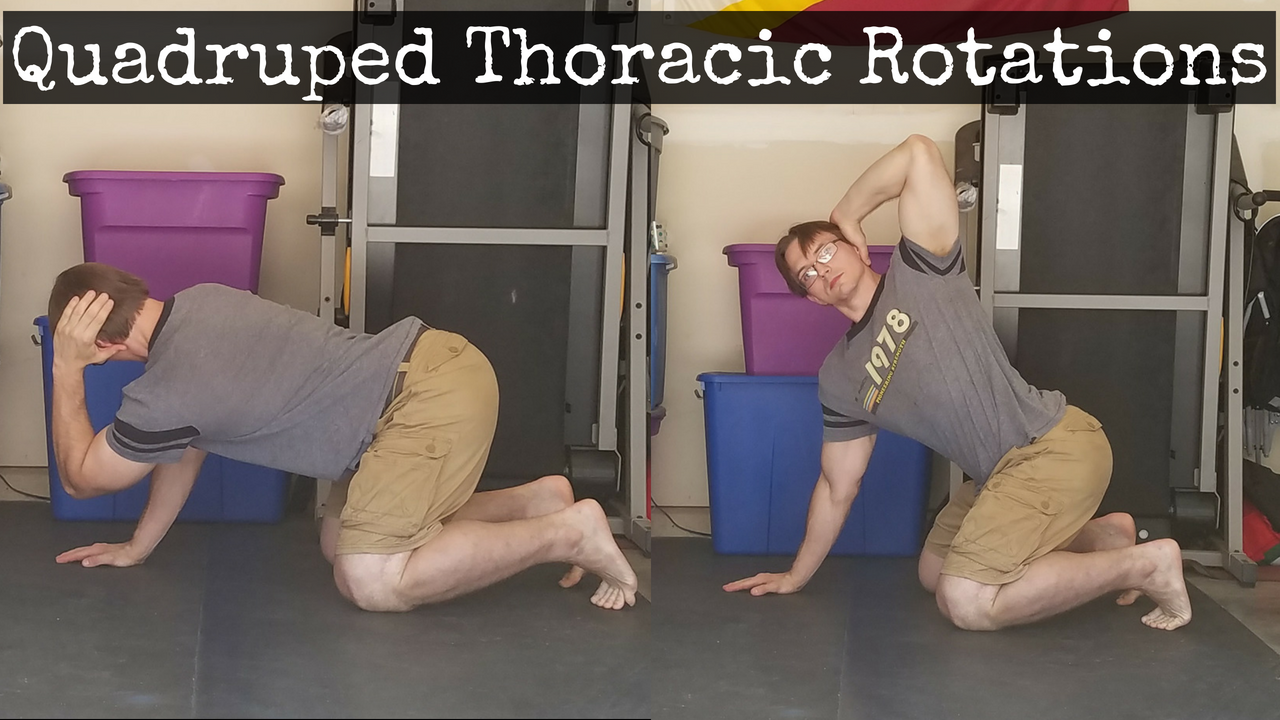 Quadruped Thoracic Rotation: Open Up Your Ribcage, Save Your Low Back